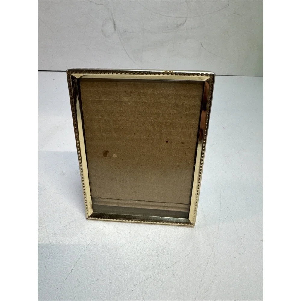 Vintage brass small picture frame